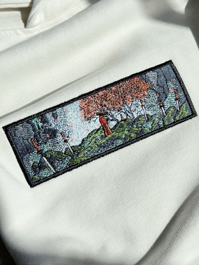 Samurai near the Waterfall