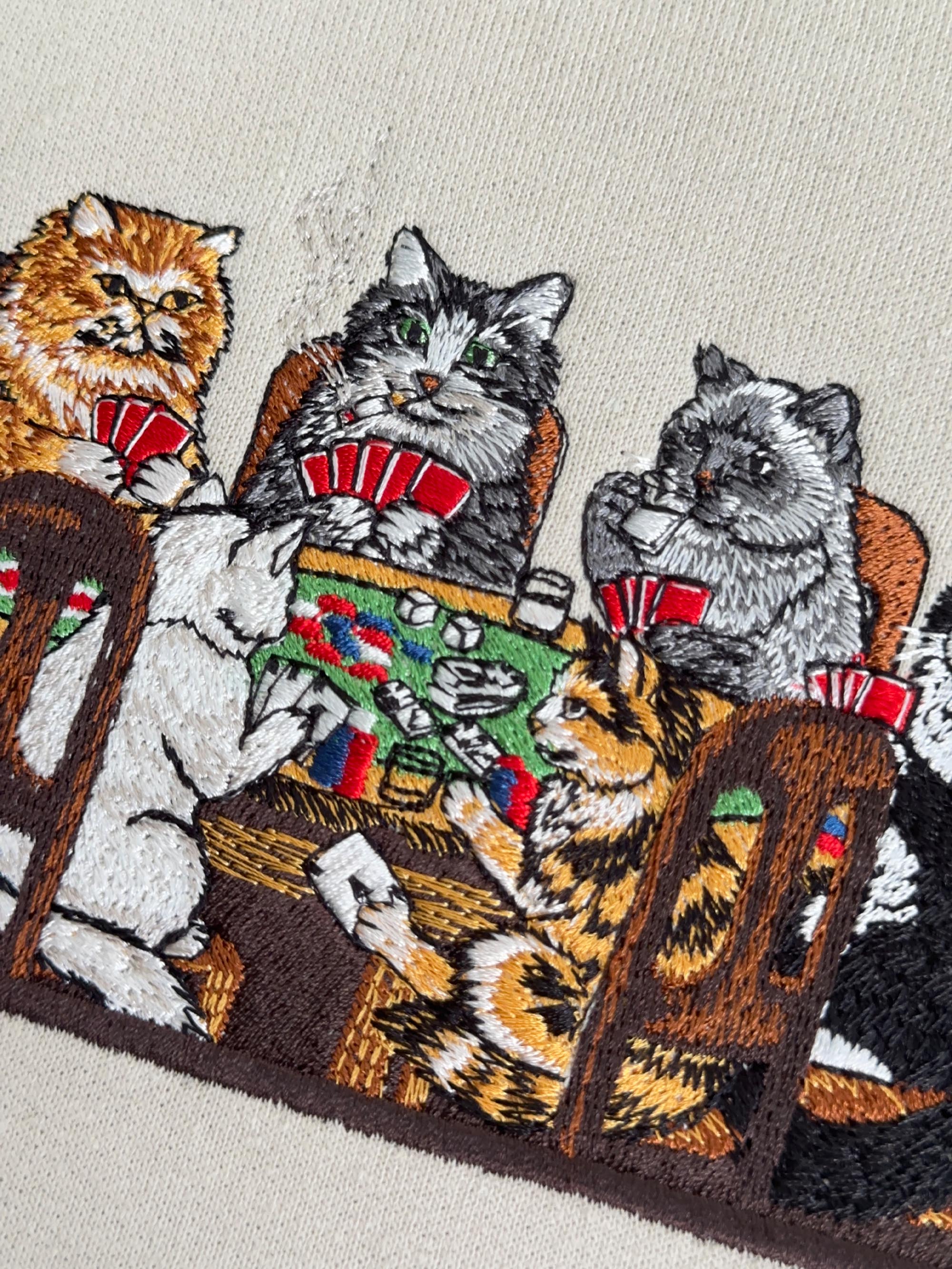 CATS PLAYING POKER