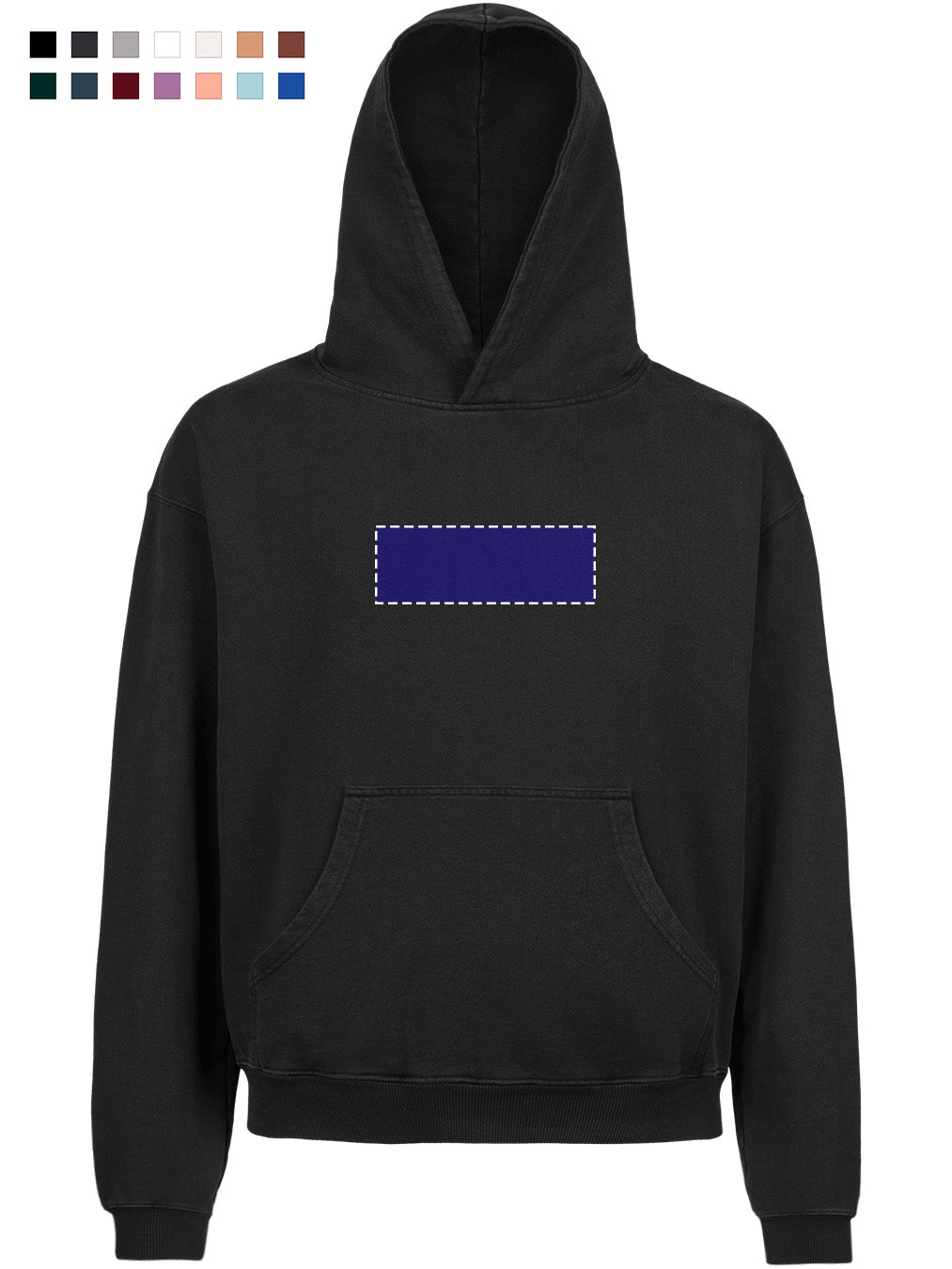 OVERSIZED HOODIE WITH BOXY DESIGN